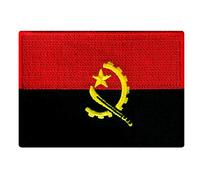 Angola Flag Embroidered Patch Africa Iron-On African National Emblem