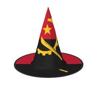 Angola Flag Halloween Witch Hat 3 PCS Comfortable And Durable Suitable For Party Role Play And Carnival