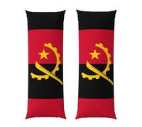Angola Flag Long Body Pillowcase 20x60in â€“ Luxurious and Cozy Pillowcase for Extra-Long Body Pillows