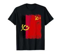 Angola Soviet Union Flag Angolan CCCP Heritage T-Shirt