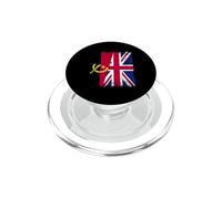Angola UK Flag Angolan British Heritage PopSockets PopGrip for MagSafe