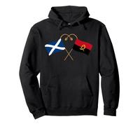 Angolan Heritage Angola Scotland Flag Angolan Flag Pullover Hoodie