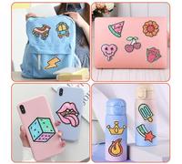 ANGOLIO Diamond Art Stickers - 30Pcs 5D DIY Crystal Painting Crafts Kits for Kids Classroom Party Decoration (Hippie)