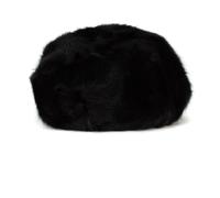 Angora and Wool Beret - female - Catarzi 1910 - Accessories - Black - ONE SIZE - Accessories ONE SIZE