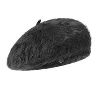 Angora Beret Seeberger women ´s beret winter beret (One Size - black)