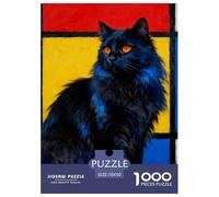 Angora Cat 1000-Piece Jigsaw Puzzle For Adults Challenging Puzzles Fun, Challenging & Brainteasing Games Gifts for Men And Women Home Decoration Puzzle 70x50cm/1000pcs