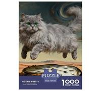 Angora Cat 1000 Piece Puzzles for Adults Educational Games Fun, Challenging & Brainteasing Games Gifts for Men And Women Decoration Puzzle 70x50cm/1000pcs