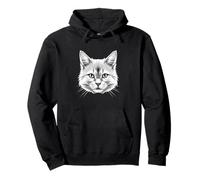 Angora Cat White Turkish Angora Cat Cute Angora Cats Pullover Hoodie
