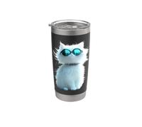 Angora Cat White Turkish Angora Cat Cute Angora Cats Stainless Steel Insulated Tumbler
