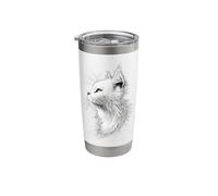 Angora Cat White Turkish Angora Cat Cute Angora Cats Stainless Steel Insulated Tumbler