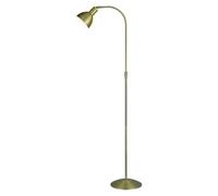 Angora Floor Lamp Antique Brass