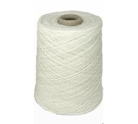 Angora Rabbit Blend Cone Yarn - Luxury Lace Weight Yarn for Knitting, Crochet & Fine Garments (White (2), 300g/10.6oz (1500m/1640yds))