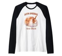 Angora Rabbits are Best for Pet Rabbit Fans Raglan Baseball Tee