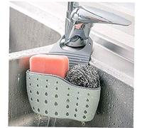 Angoter 1PC Kitchen Tools Organizer Bathroom Dish Drying Rack Toilet Sink Suction Sponge Holder Kitchen Dish Drainer Random Color