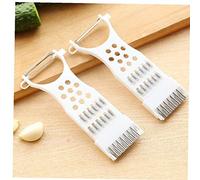 Angoter 5 in 1 Multi Functional Vegetable Fruit Slicer Grater Peelers Kitchen Tools Ginger Garlic Grinding Cooking Tool Utensils Acc Random Color