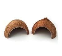Angoter Natural Coconut Shells to Avoid Caves Escape House Reptile to Avoid House Escape the Cave Hide Cave for Aquarium