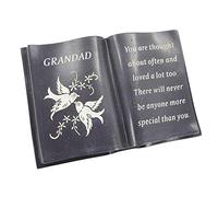 AngraveMemorials Special Grandad Love & Peace Dove Graveside Book Memorial Ornament