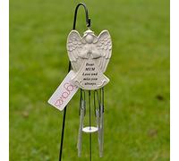 Angraves Dear Mum Guardian Angel Love & Miss You Graveside Memorial Wind Chime