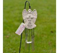 Angraves Mum & Dad Guardian Angel Miss You Always Graveside Memorial Wind Chime Plaque