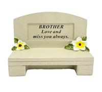 Angraves Special Brother Graveside Memorial Bench Grave Plaque Ornament Decoration Loved and Missed