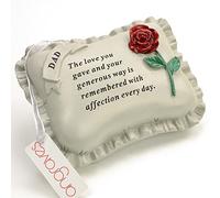 Angraves Special Dad With Rose Pillow Graveside Ornament Memorial Plaque