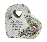 Angraves Special Grandad Graveside Memorial Love Heart Flower Dragonfly Grave Plaque Ornament Decoration