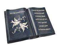 Angraves Special Mum & Dad Peace Dove Graveside Book Memorial Ornament