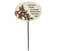 Angraves Special Mum Loved and Missed Robin Bird Memorial Tribute Stick Graveside Plaque