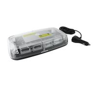 ANGRONG 48 LED White & Amber Strobe Recovery Light with Magnetic Base Emergency Roof Top Flashing Beacon Lightbar For Cars Trucks Vehicles 12/24V