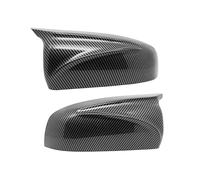 ANGRONG L+R Carbon Fiber Style Rearview Mirror Caps Cover For BMW X5 E70 X6 E71 2007-13