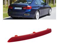 ANGRONG Right Side Rear Bumper Reflector Red Lens 63147400208 Compatible with BMW 3 Series F30 F31 Saloon Estate 2015-2019