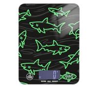 Angry Animal Shark Fish Fluorescent Green Black Bakers Scale Food 11lb/0.18oz, 5kg/5g mini Scale with 4 Unit for Baking Dieting Keto (Batteries not Included)
