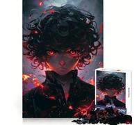 Angry Anime Boy 1000 Teenager Pieces Jigsaw Puzzle Boost Memory Happy Idle Time Quality Cut Chic Xmas Gift (38x26cm)