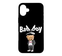 Angry Bad Boys Style, Cool Teddy Bear Bad Boy Graphic Design Case for iPhone 16 Plus