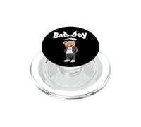 Angry Bad Boys Style, Cool Teddy Bear Bad Boy Graphic Design PopSockets PopGrip for MagSafe