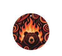 Angry Bear Car Air Freshener - Hanging Car Fragrance Diffuser with Durable Scent for Cars, Homes & More, 4-piece set