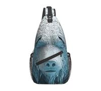 Angry Bear Crossbody Shoulder Bag Travel Chest Pack Sling Backpack For Men Hiking Daypack