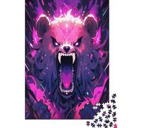 Angry Bear Jigsaw Puzzles For Adults 1000 Piece Jigsaws Puzzles 1000 Piece Puzzles For Adults Puzzle Games Toys Gift for Home Decoration Jigsaw Puzzle 1000pcs (75x50cm)