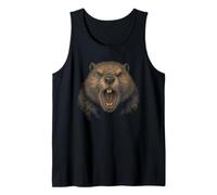 Angry Beaver - Vintage Funny Rodent Lover Tank Top