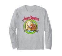 Angry Beavers Colorful Portrait and Logo Retro Cartoon Long Sleeve T-Shirt