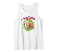 Angry Beavers Colorful Portrait and Logo Retro Cartoon Tank Top