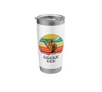 Angry Bee Vintage Retro Beekeeper Bees Lovers Gift Stainless Steel Insulated Tumbler