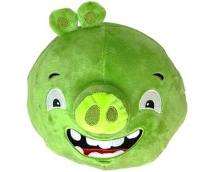 Angry Birds 8" Pig Plush Without Sound GREEN