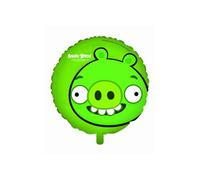 Angry Birds Pig Foil Balloon Green (One Size)