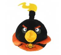 ANGRY BIRDS SPACE 12 INCH BLACK SOFT CUDDLY TOY WITH SOUND