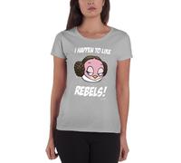 Angry Birds Star Wars I Like Rebels Ladies Grey T-Shirt