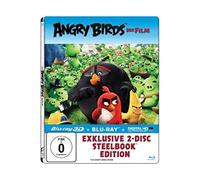 Angry Birds - The Movie (Steelbook with 3D Lenticular Card, 3D+2D, New in...