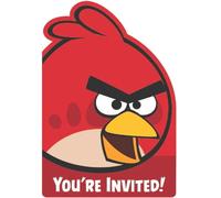 Angry Birds You're Invited! Invitations (Pack of 8)