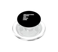 Angry Black Woman Stereotypes PopSockets PopGrip for MagSafe