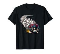 Angry Bowling Ball Chain Reaction Strike Attack T-Shirt